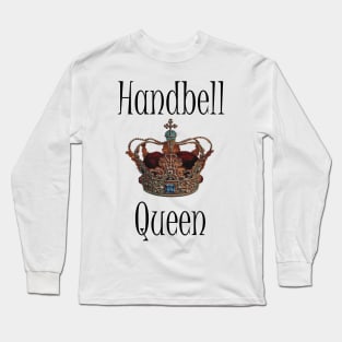 Handbell Queen Crown Long Sleeve T-Shirt